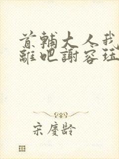 首辅大人我们和离吧谢容珏