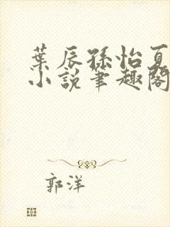 叶辰孙怡夏若雪小说笔趣阁