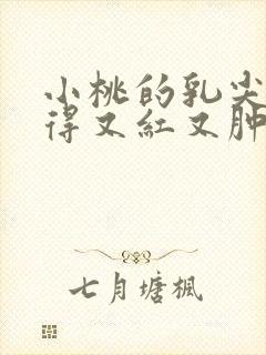 小桃的乳尖被吸得又红又肿