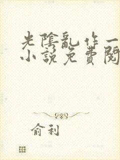 光阴乱作一团的小说免费阅读