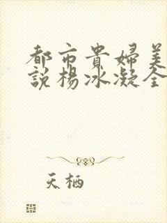 都市贵妇美腿小说杨冰凝全文阅读