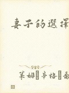 妻子的选择小说