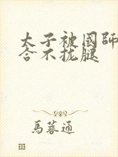 太子被国师c到合不拢腿封面