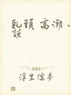 乳头 高潮 小说