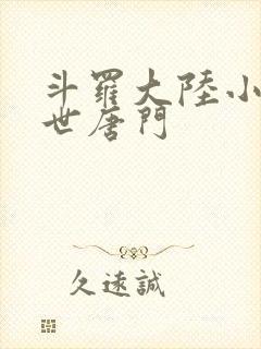 斗罗大陆小说绝世唐门封面