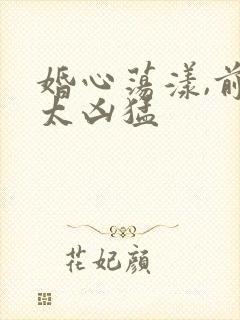 婚心荡漾,前夫太凶猛封面