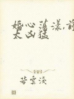 婚心荡漾,前夫太凶猛