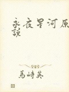 永夜星河原著小说封面