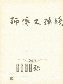 师傅又掉线了封面