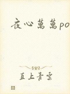 夜心万万po