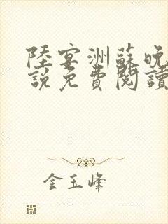 陆宴洲苏晚星小说免费阅读最新章节封面