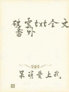 破云txt全文 番外