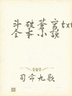 斗破苍穹txt全本小说封面