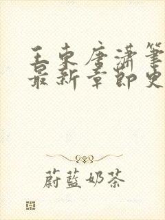 王东唐潇笔趣阁最新章节更新情况封面