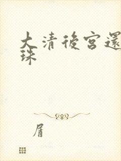 大清后宫还君明珠