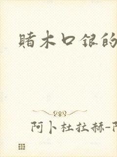 赌木口银的小说
