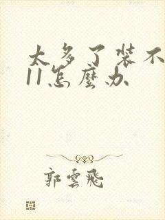 太多了装不下h11怎么办