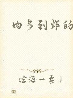 肉多到炸的古代