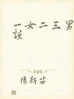 一女二三男事小说