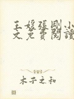 王媛张刚小说全文免费阅读