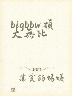bigbbw硕大无比封面
