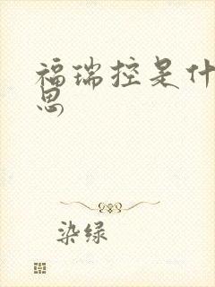 福瑞控是什么意思