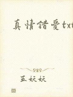 真情错爱txt