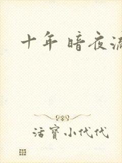 十年 暗夜流光