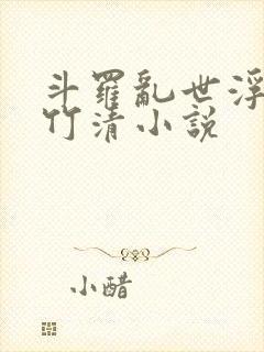 斗罗乱世浮殇朱竹清小说
