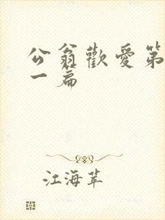 公翁欢爱第三十一篇