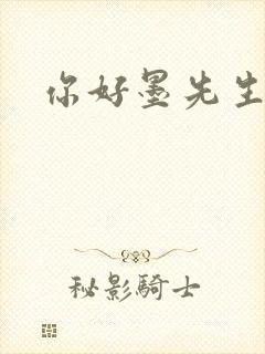 你好墨先生封面