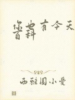 你也有今天百度百科