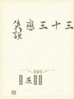 失恋三十三天小说