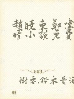 赵晓东郑伟吴雪晴小说免费阅读