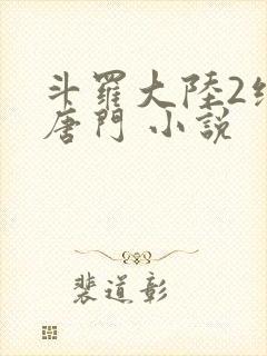 斗罗大陆2绝世唐门 小说