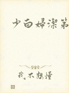 少白妇洁第二部