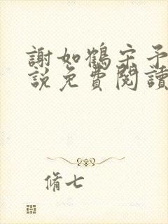 谢如鹤宋予朵小说免费阅读最新章节