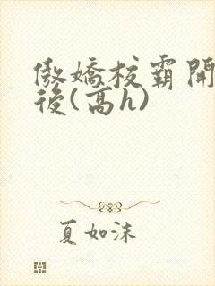 傲娇校霸开荤以后(高h)