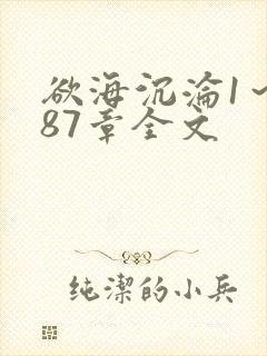 欲海沉沦1～887章全文封面