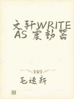 文轩WRITE AS 震动器