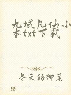 九域凡仙小说全本txt下载