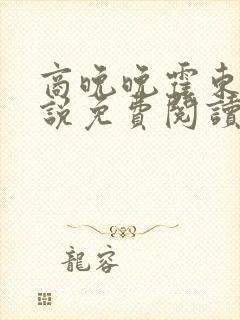 商晚晚霍东铭小说免费阅读笔趣阁封面