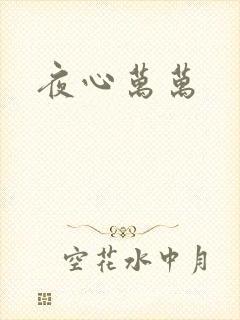 夜心万万