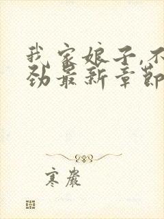 我家娘子,不对劲最新章节无弹窗