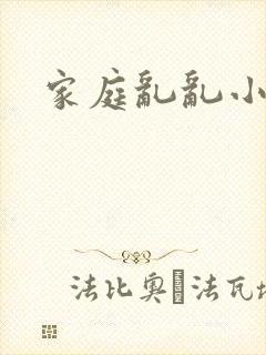 家庭乱乱小说