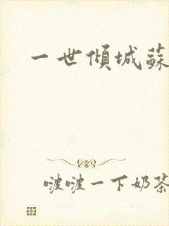 一世倾城苏小暖