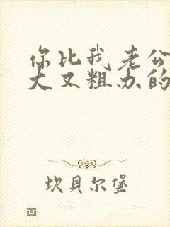 你比我老公的又大又粗办的还舒坦封面