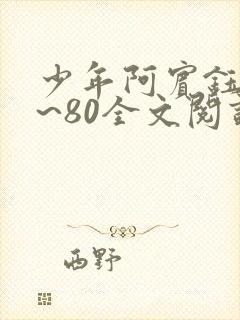 少年阿宾钰慧1~80全文阅读