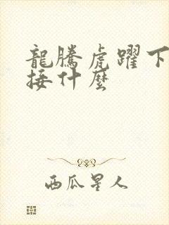 龙腾虎跃下一句接什么封面