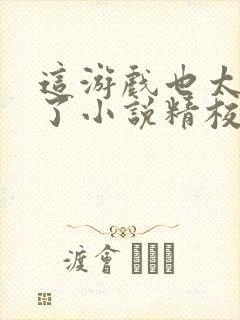 这游戏也太真实了小说精校版全集txt